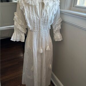 Cynthia Rowley Dalilah Maxi Dress with Tassels